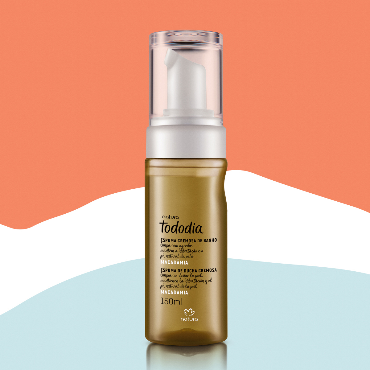 Sabonete em Espuma para o Corpo Tododia Macadâmia 150 ml