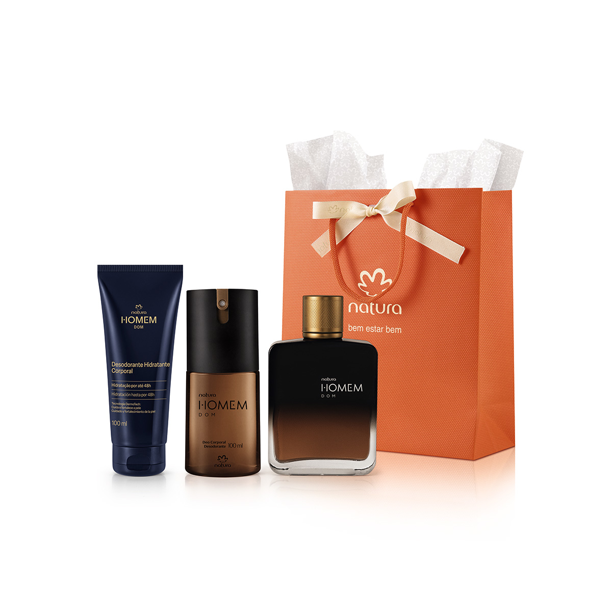 Presente Natura Homem Dom (3 produtos) Presente Natura Homem Dom (3 produtos)