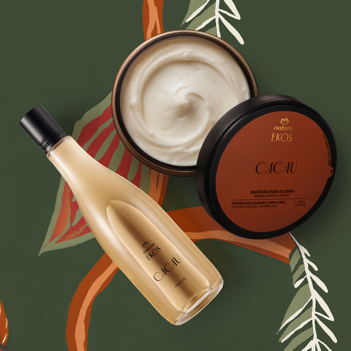 Kit Ekos Cacau Nutrição Intensa e Frescor