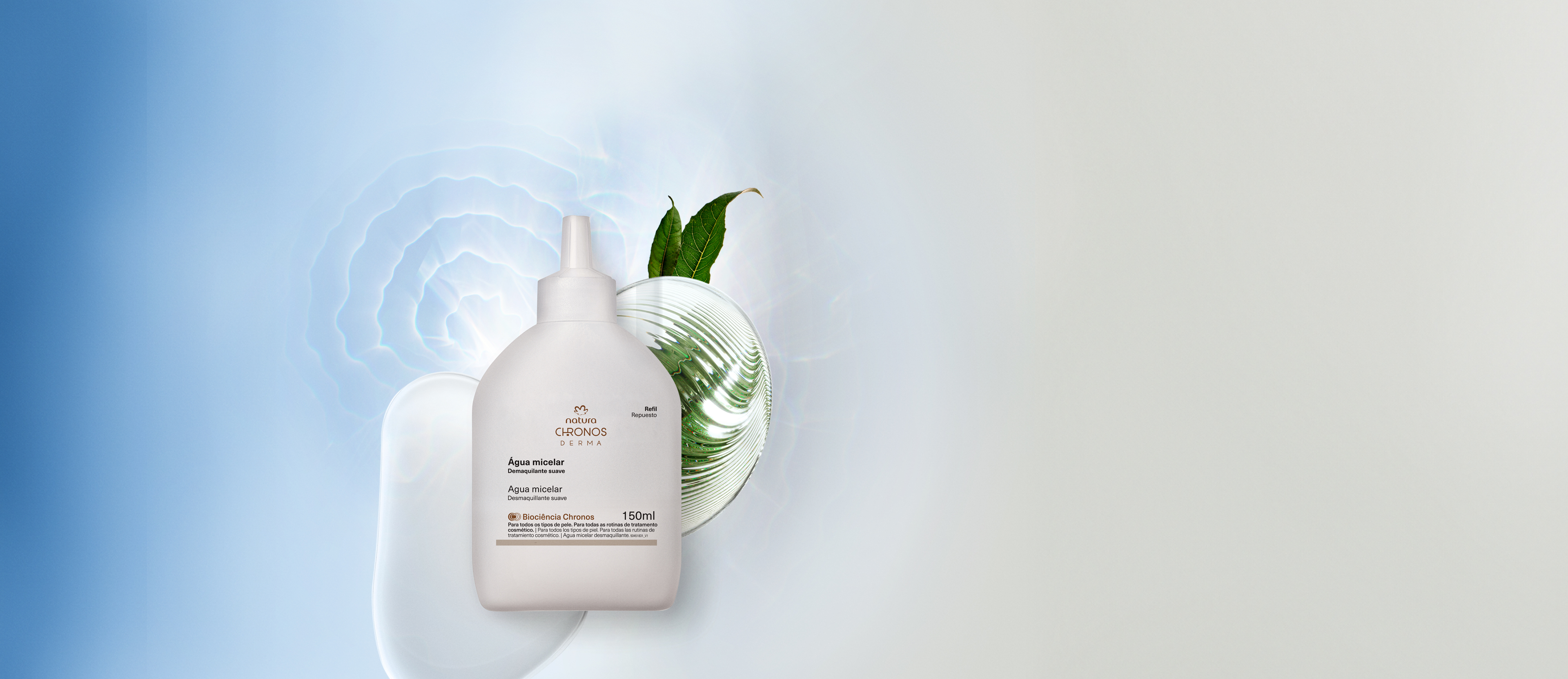 Refil Água Micelar Demaquilante Suave Chronos Derma