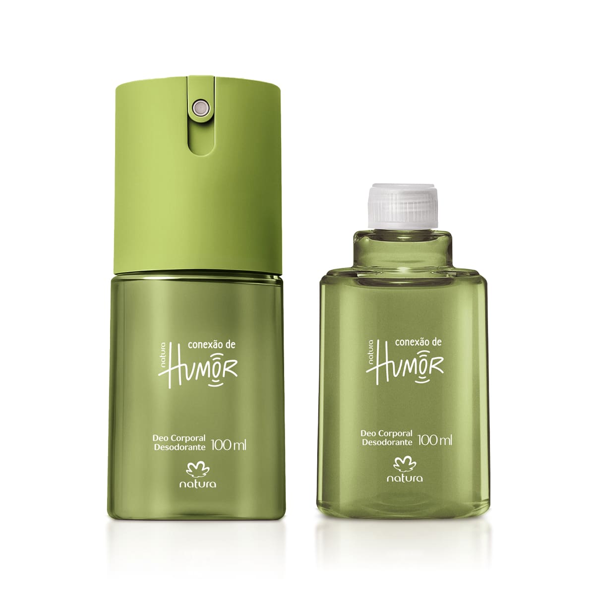 Kit Desodorante Corporal Humor Conexão Masculino com Refil