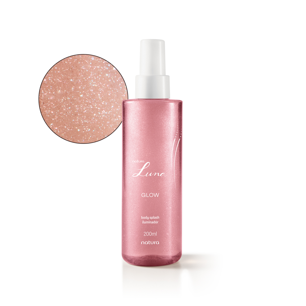 Body Splash Feminino Iluminador Luna 200 ml