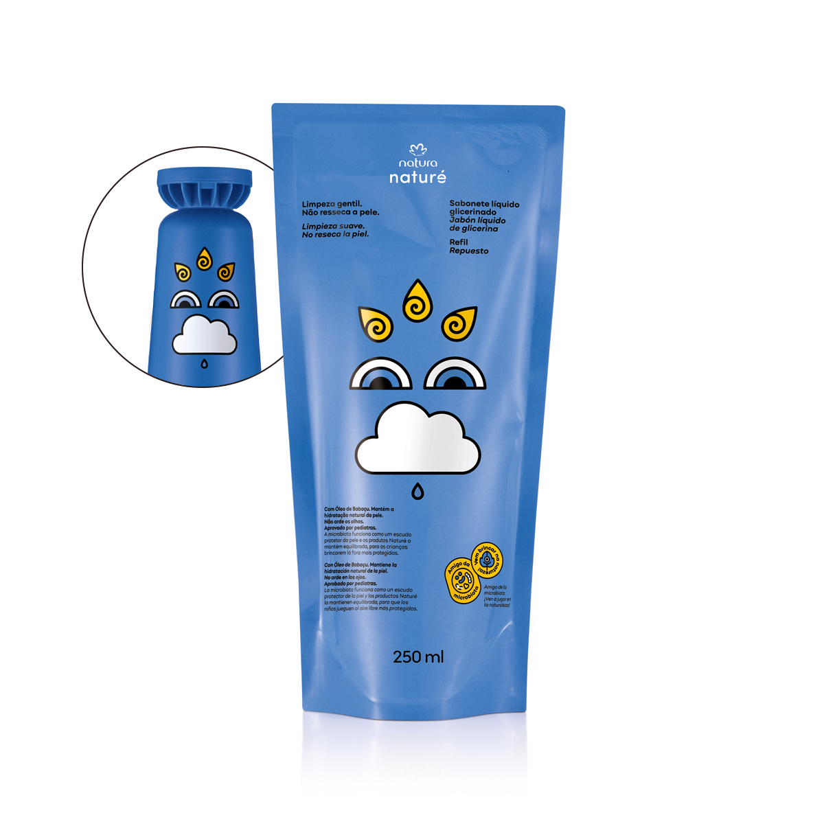 Refil Sabonete Líquido Naturé 250 ml