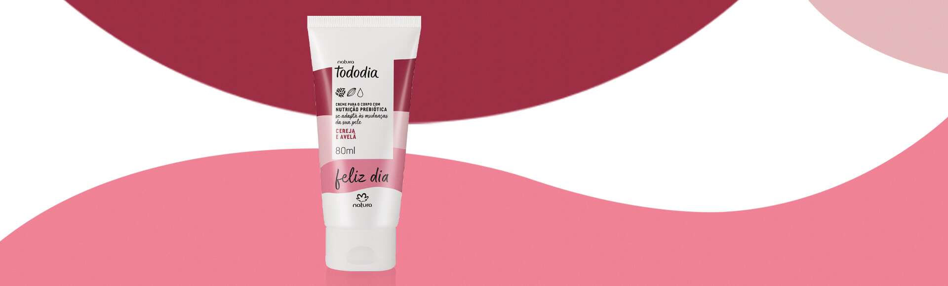 Creme Desodorante Nutritivo para o Corpo Tododia Cereja e Avelã