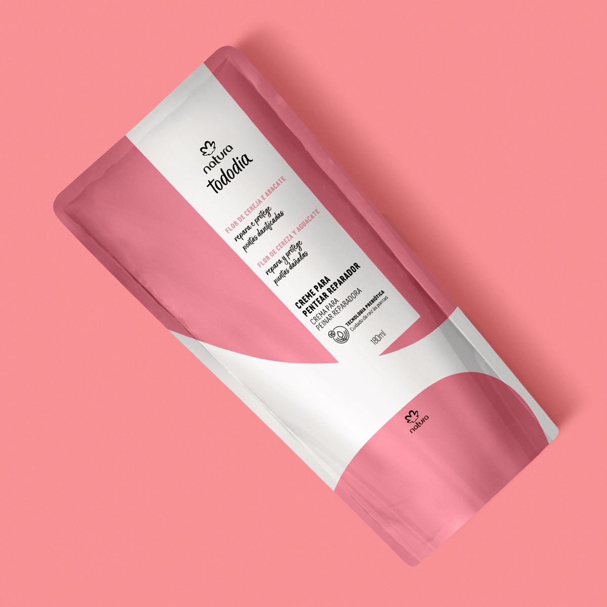 Refil Creme para Pentear Reparador Tododia Flor de Cereja e Abacate