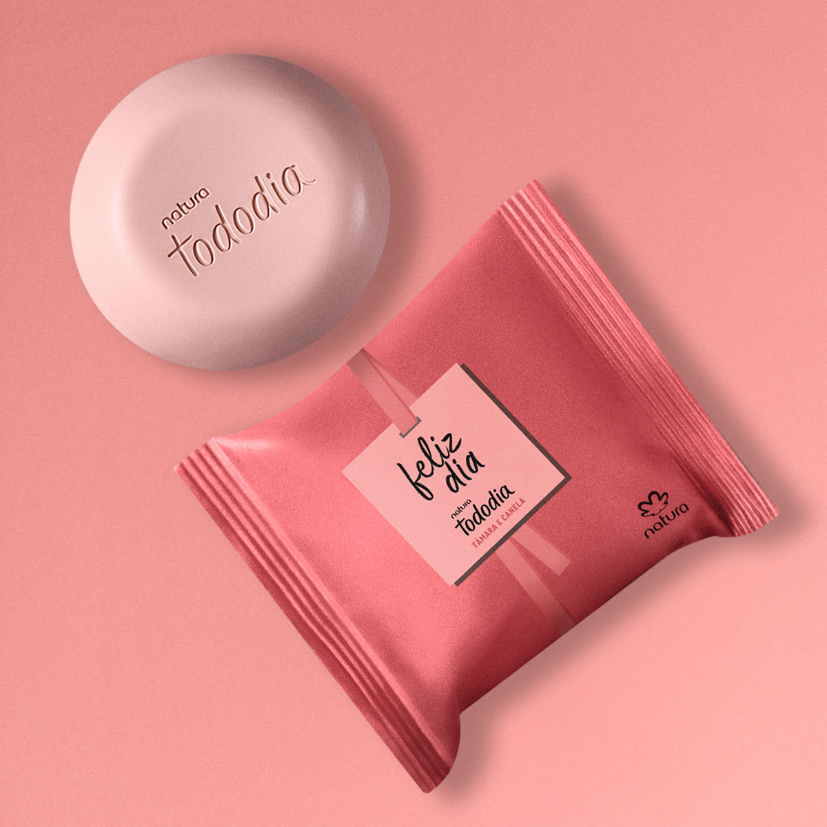 Sabonete em Barra Puro Vegetal Tododia Tâmara e Canela