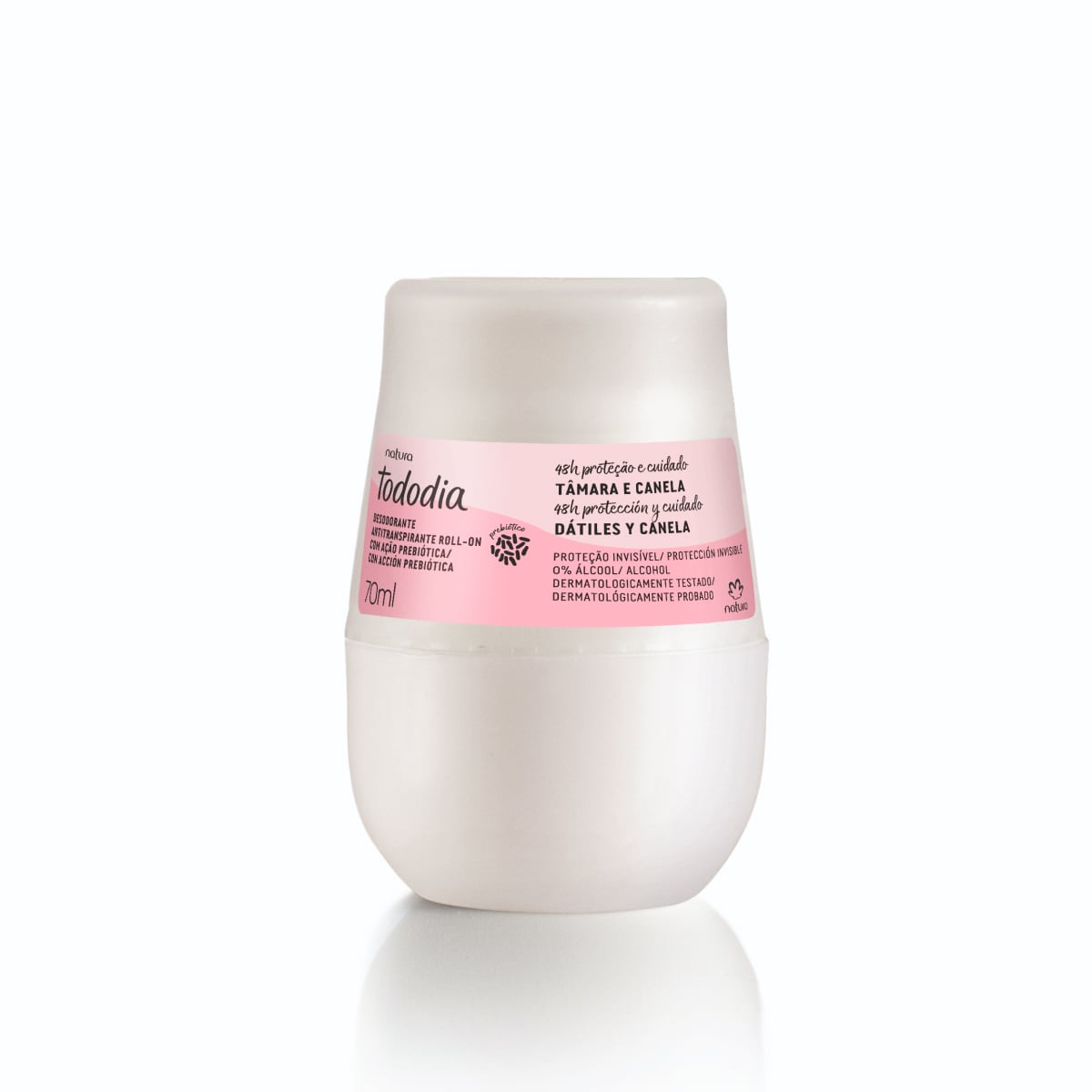 Desodorante Antitranspirante Roll-on Tododia Tâmara e Canela