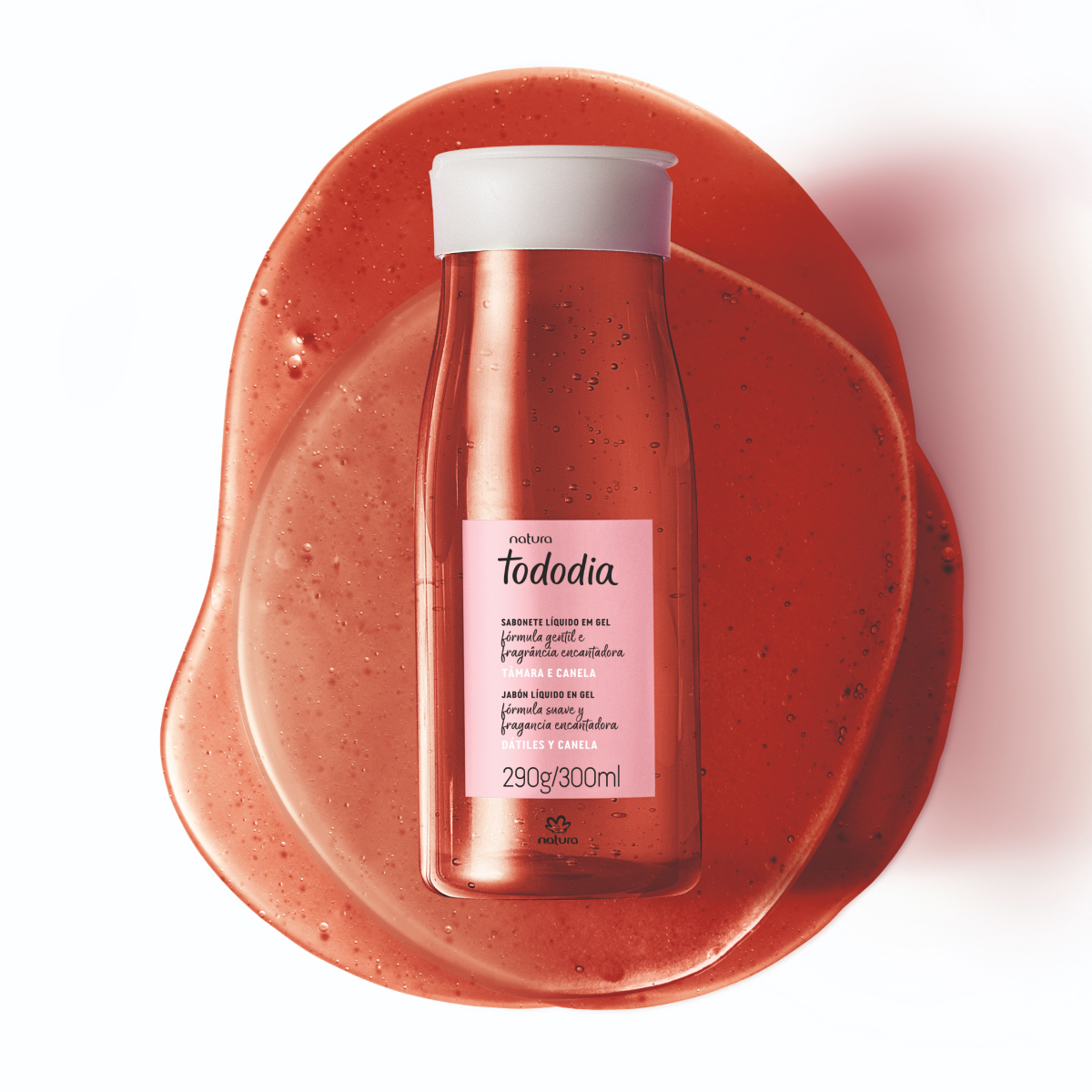 Sabonete Líquido em Gel Tododia Tâmara e Canela