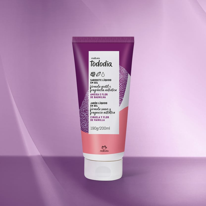 Sabonete Líquido em Gel Tododia Ameixa e Flor de Baunilha