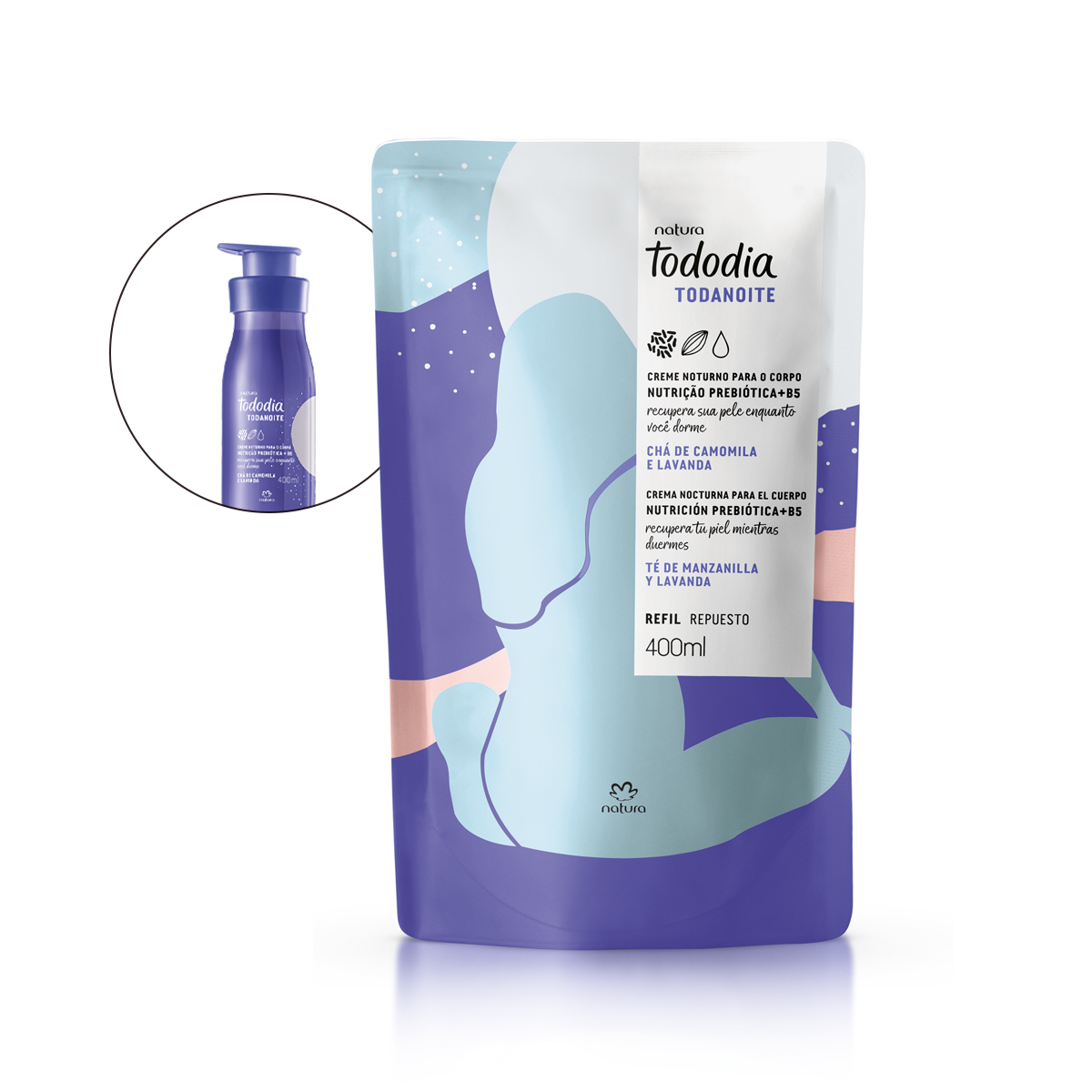 Refil Creme Noturno Para o Corpo Tododia Todanoite