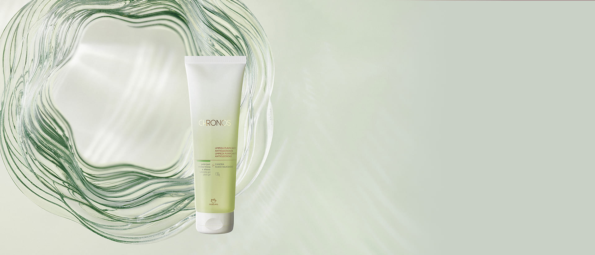 Sabonete em Gel Limpeza Purificante Antioleosidade Chronos Derma