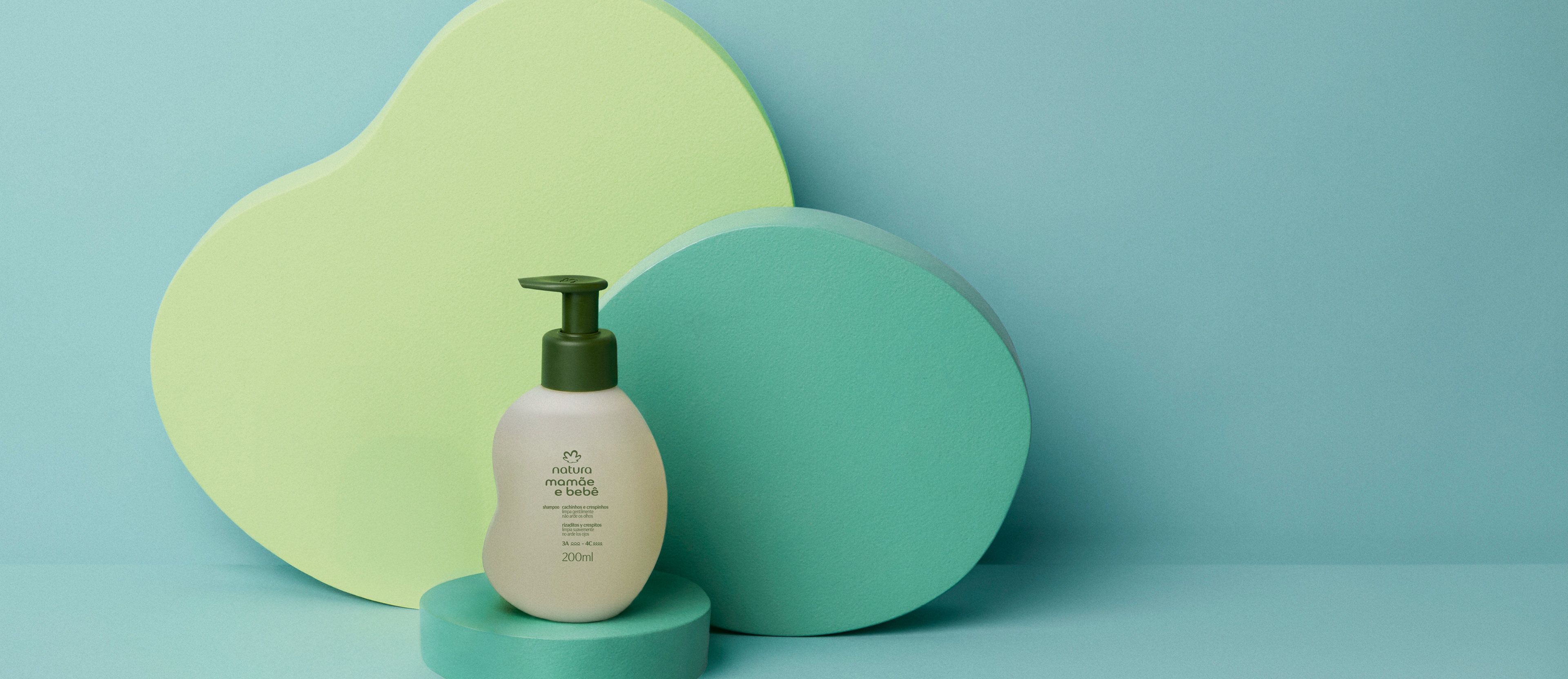 Shampoo Mamãe e Bebê Cachinhos e Crespinhos
