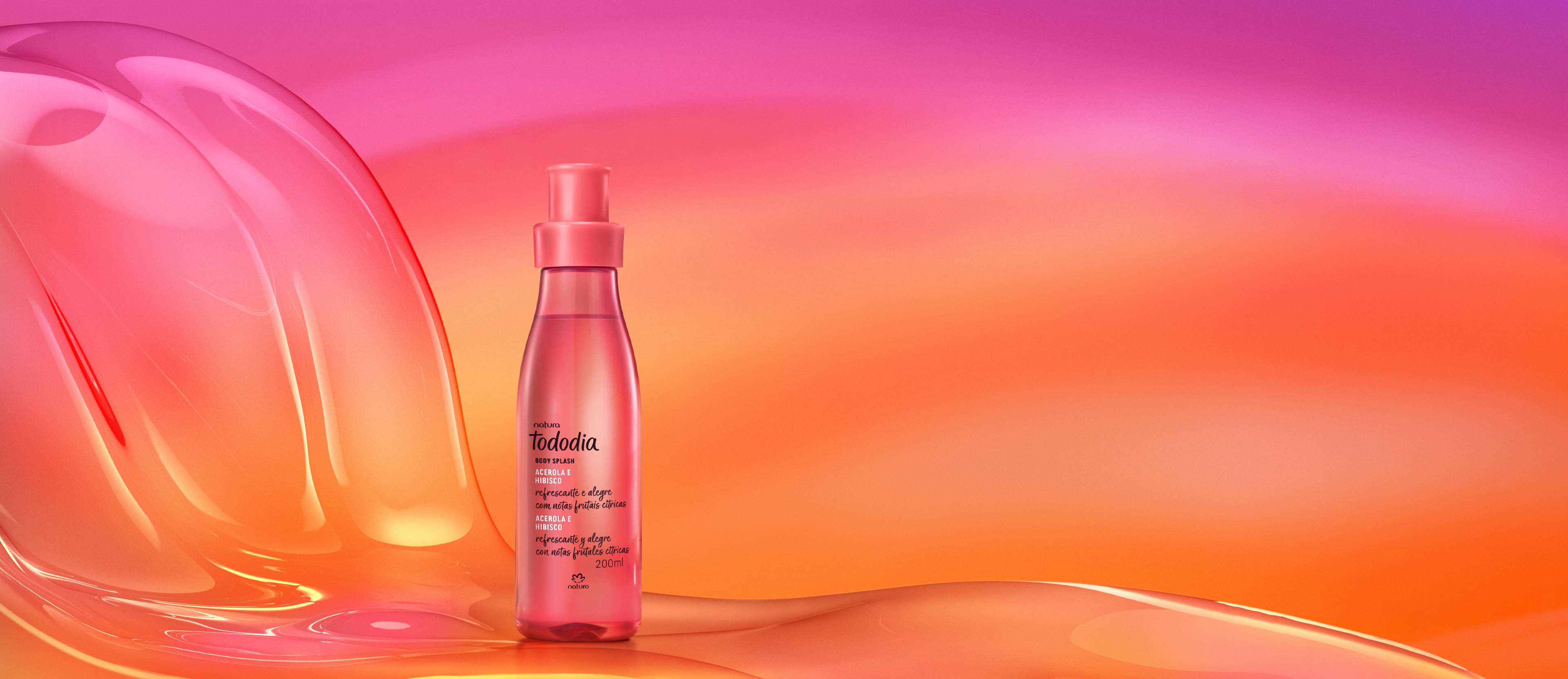 Body Splash Tododia Acerola e Hibisco 200 ml