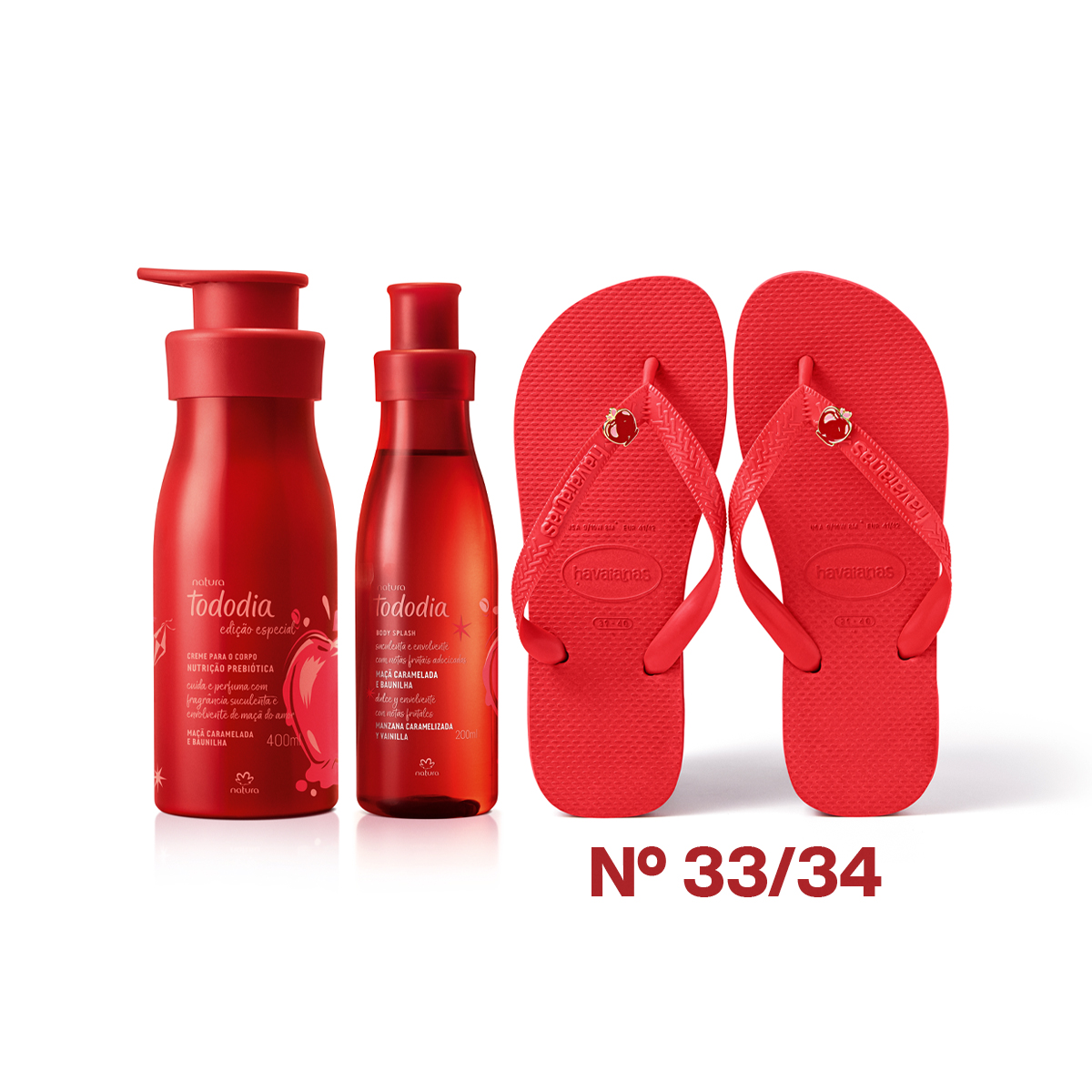 Kit Tododia e Havaianas