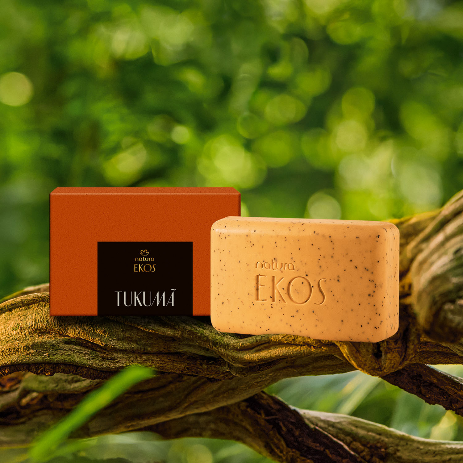 Sabonete em Barra Puro Vegetal Esfoliante Ekos Tukumã