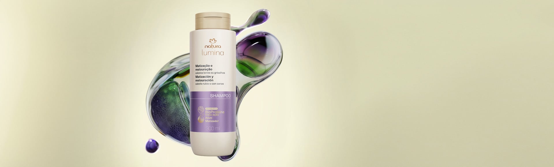 Shampoo Matizador para Matização e Restauração