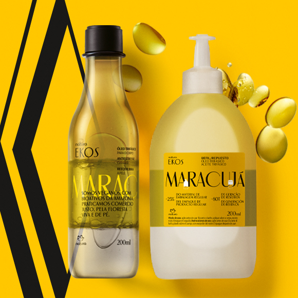Kit Óleo Trifásico Desodorante Corporal Ekos Maracujá com Refil + Cupom