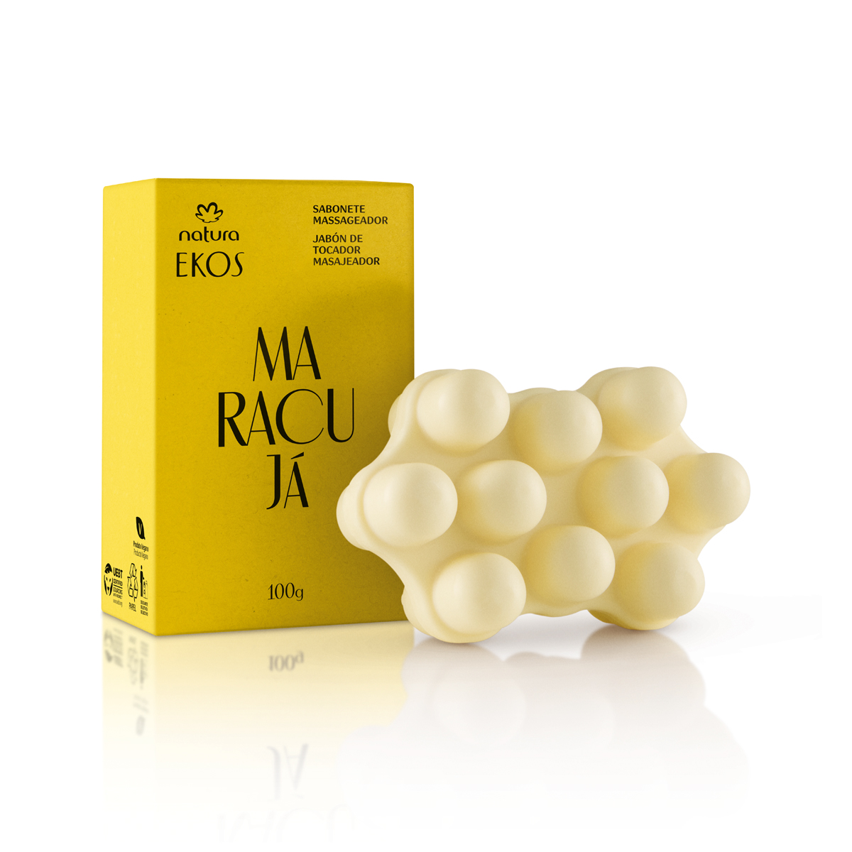 Sabonete em Barra Massageador Ekos Maracujá 100 g Sabonete em Barra Massageador Ekos Maracujá 100 g