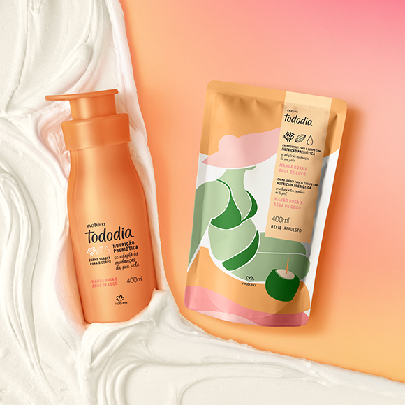 Kit Tododia Manga Rosa e Água de Coco com Refil