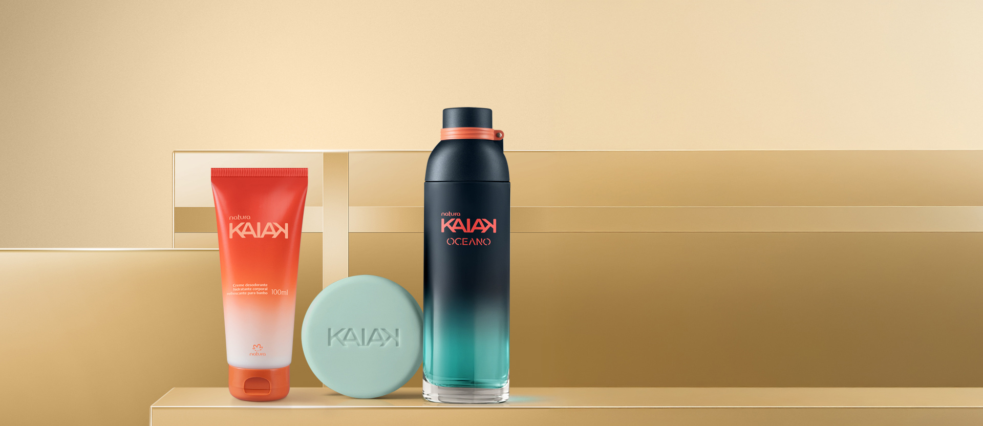 Presente Natura Kaiak Oceano Feminino (3 produtos)