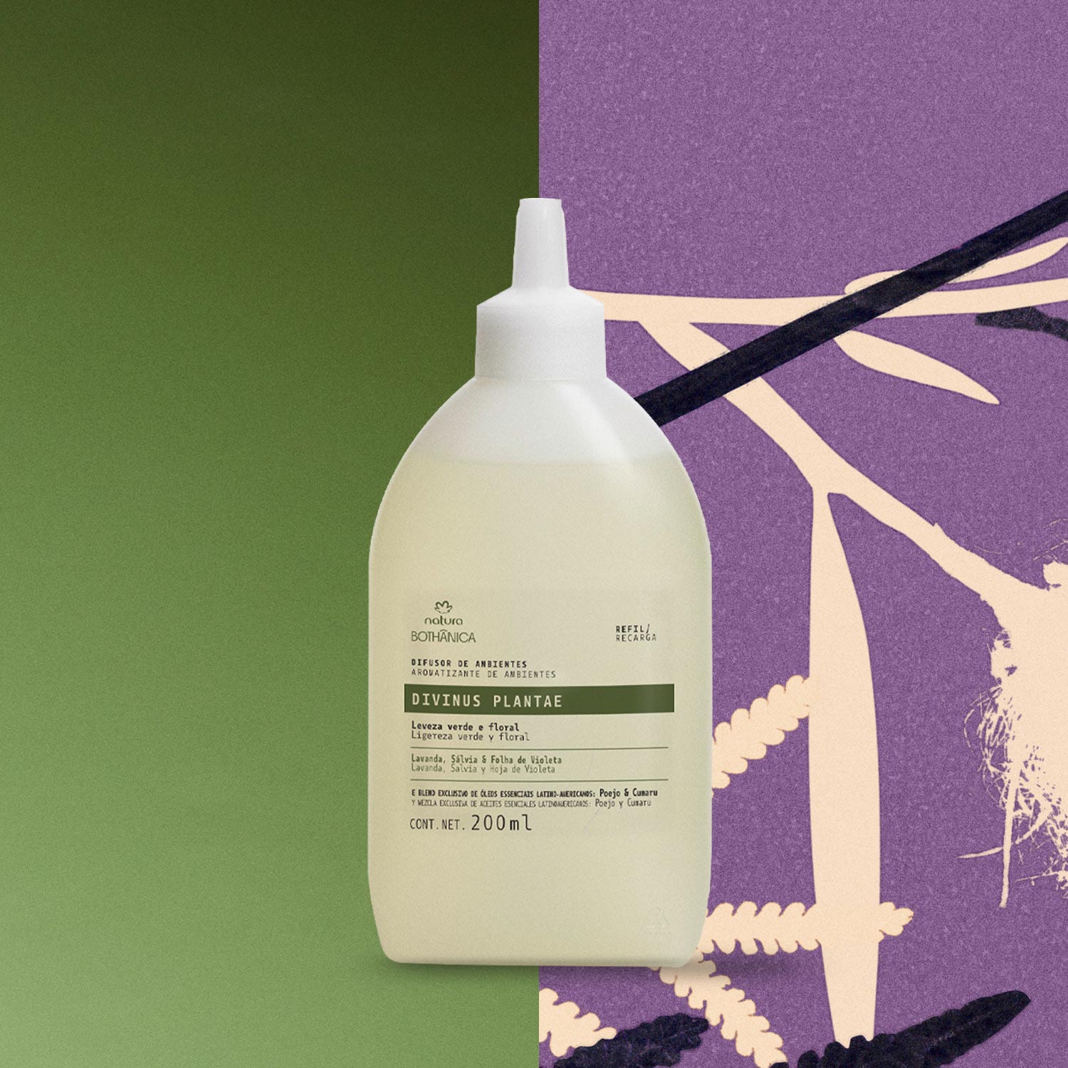 Refil Difusor de Ambiente Natura Bothânica Divinus Plantae
