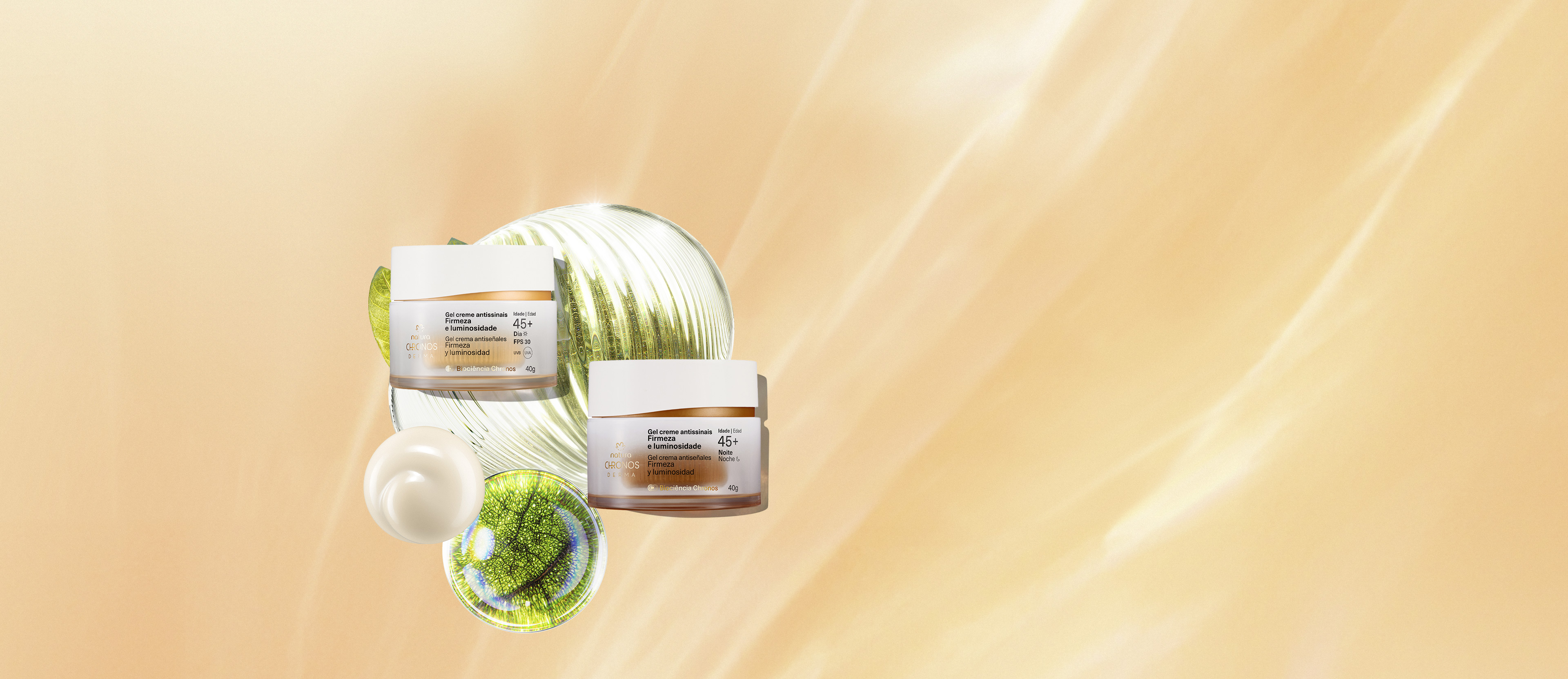Kit Dupla Antissinais 45+ Chronos Derma (2 produtos)