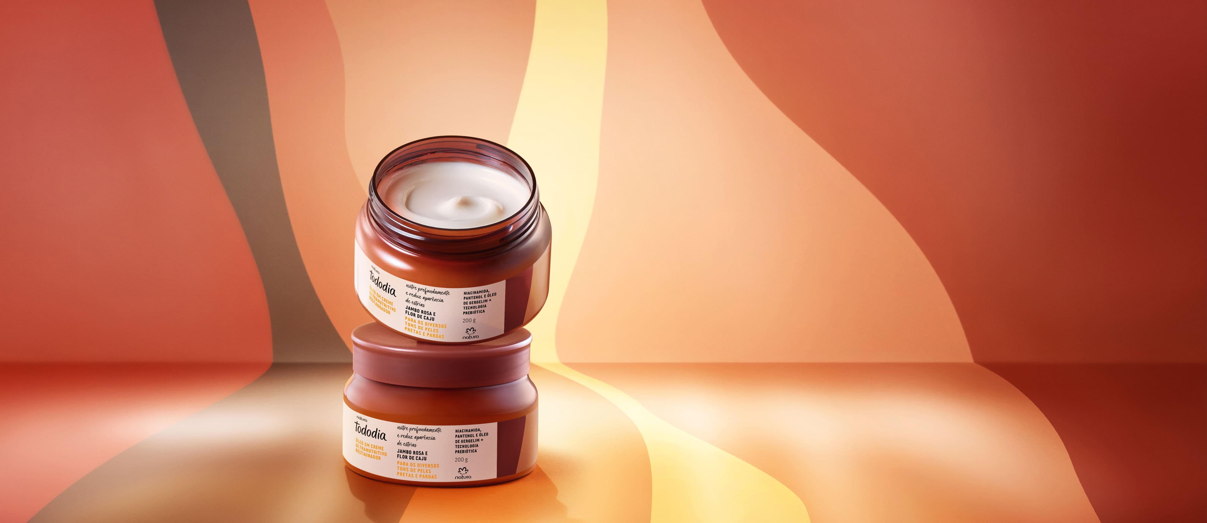 Óleo em Creme Ultranutritivo Restaurador Tododia Jambo Rosa e Flor de Caju