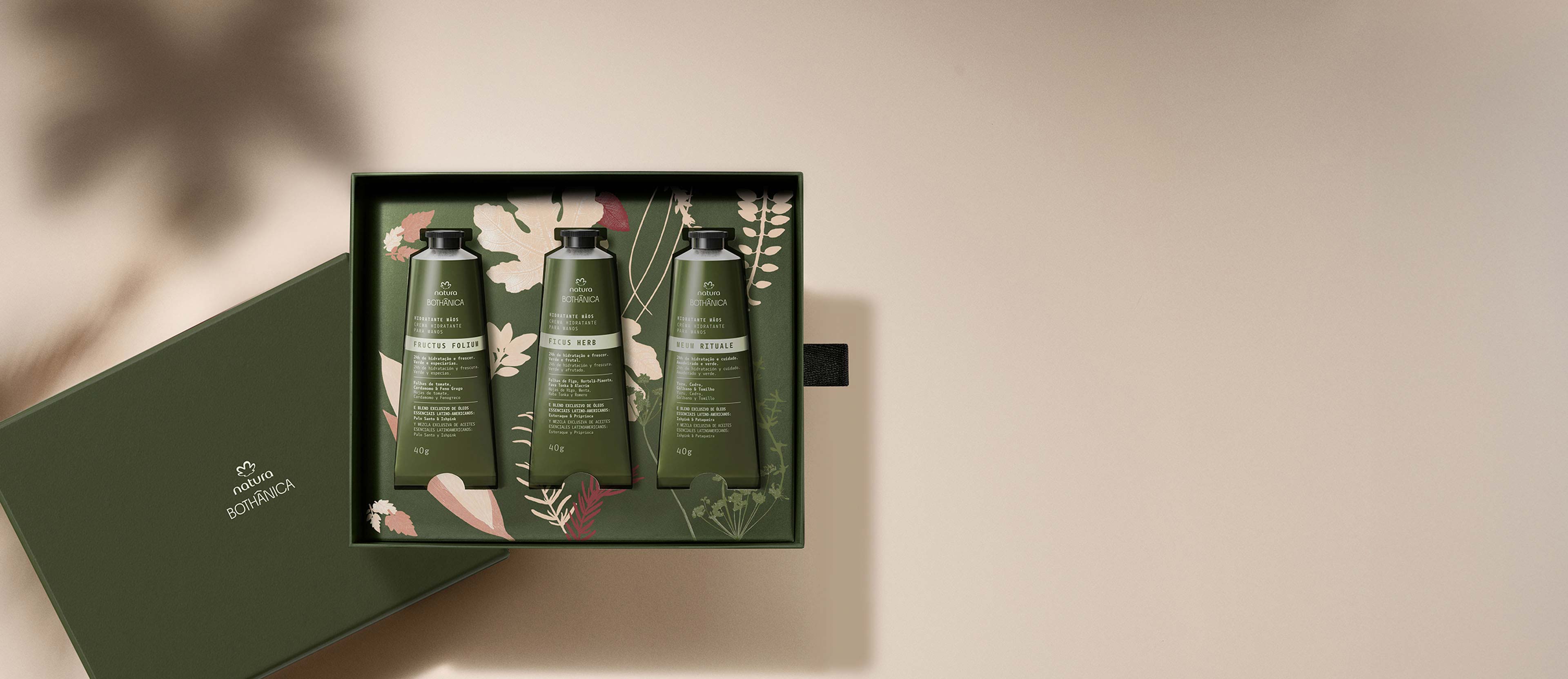 Kit Hidratante para Mãos Natura Bothânica (3 produtos)