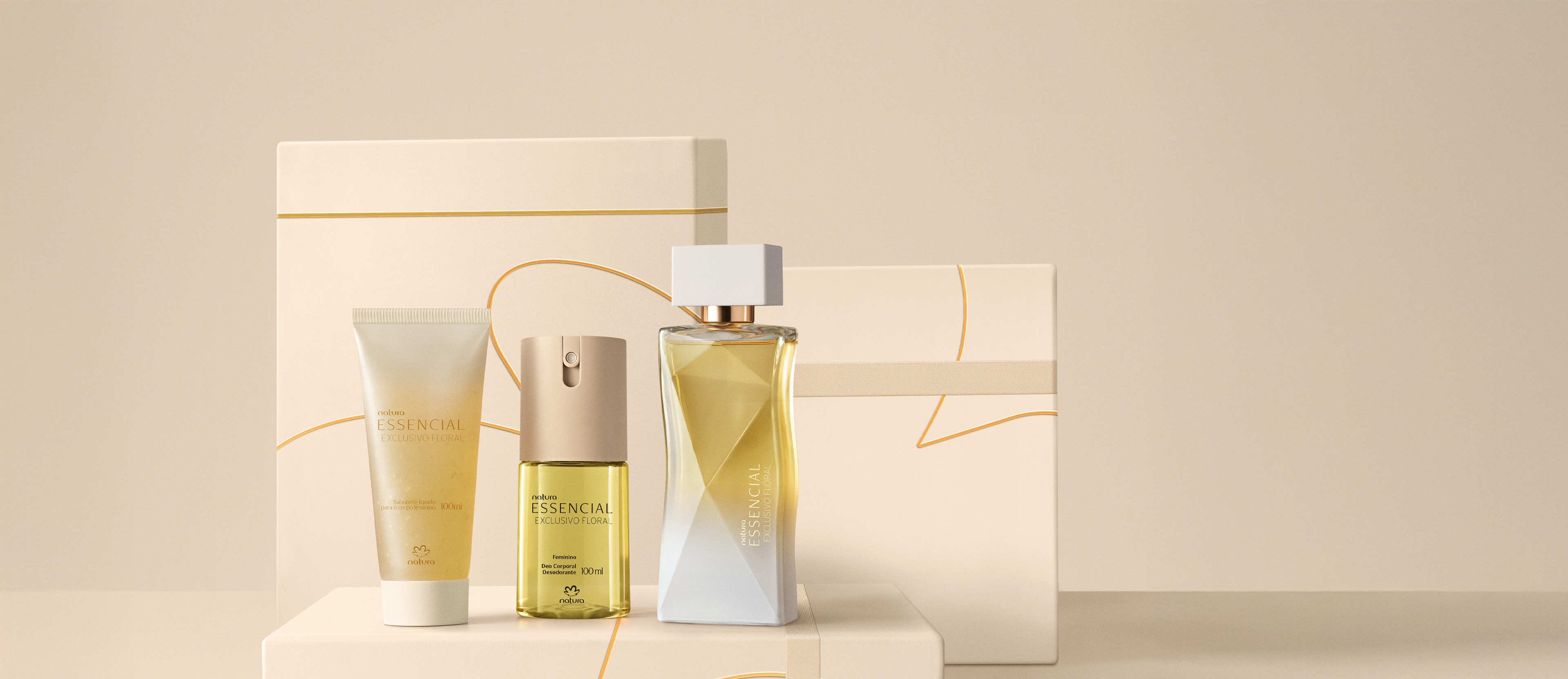 Presente Natura Essencial Exclusivo Floral (3 produtos)