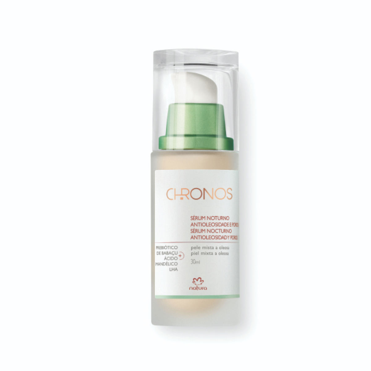 Sérum Noturno Antioleosidade e Poros Chronos 30 ml