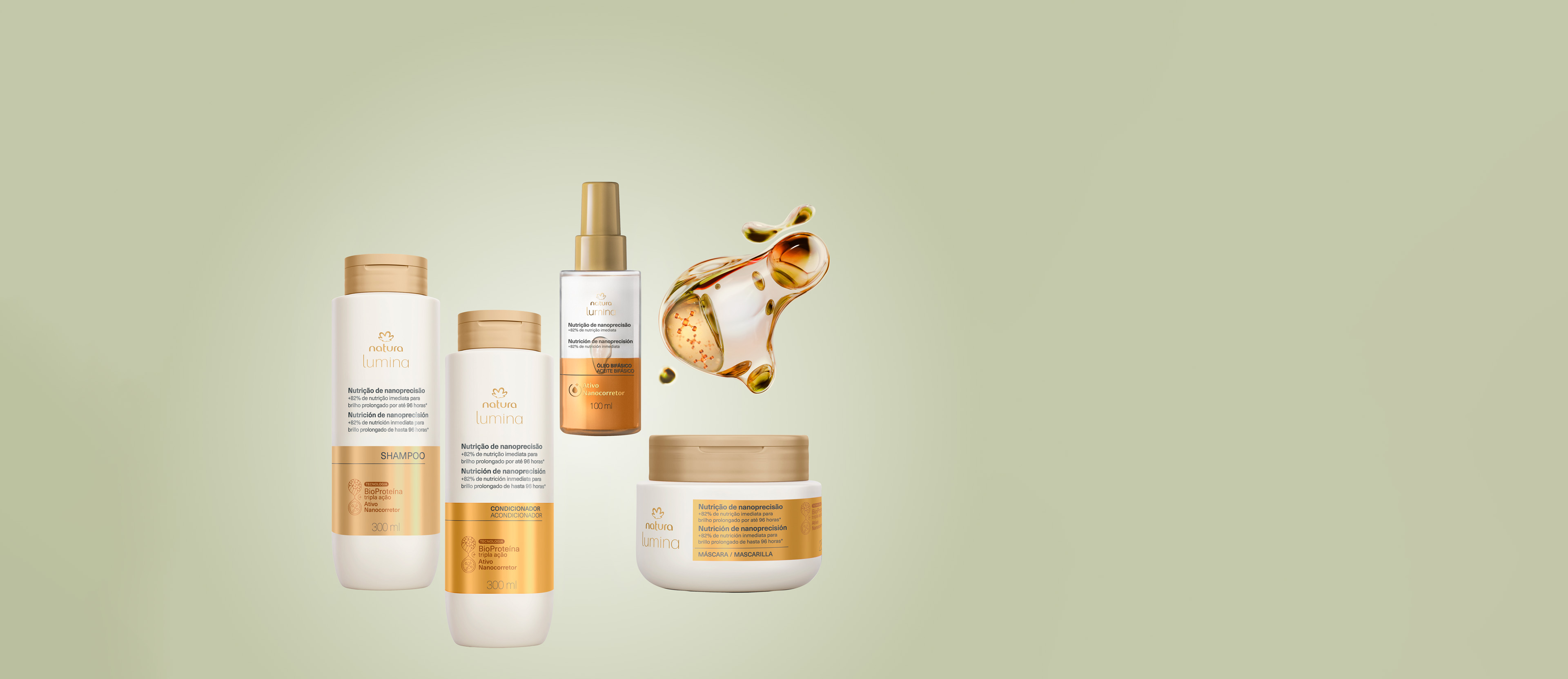 Kit Lumina Nutrição e Nanoprecisão Tratamento Completo