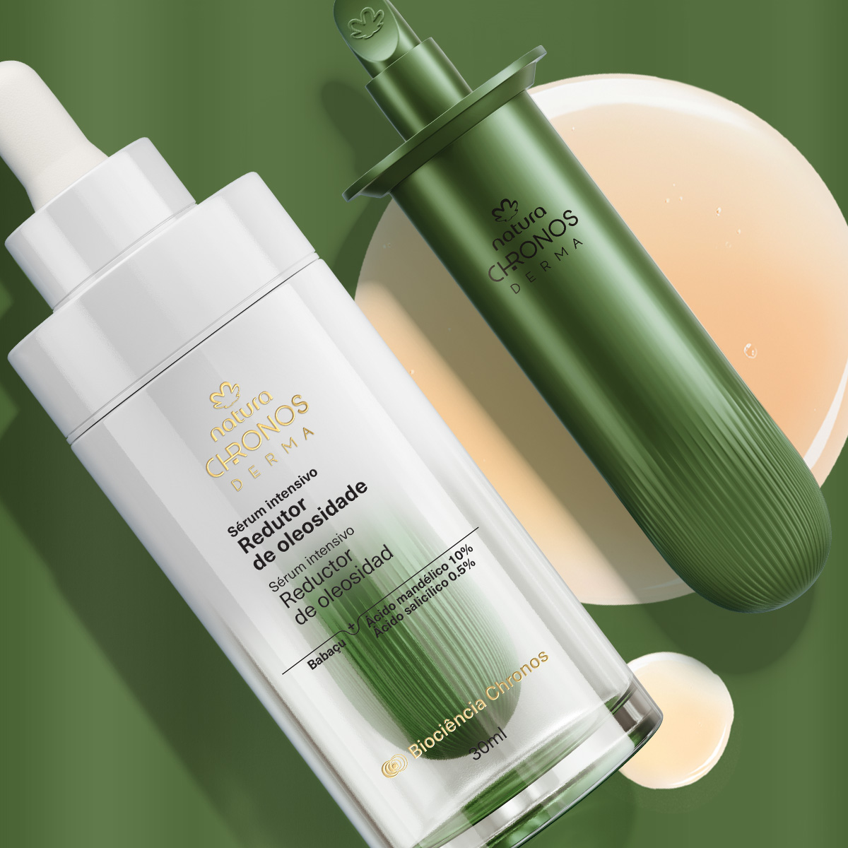 Kit Sérum Antioleosidade com Refil Chronos Derma