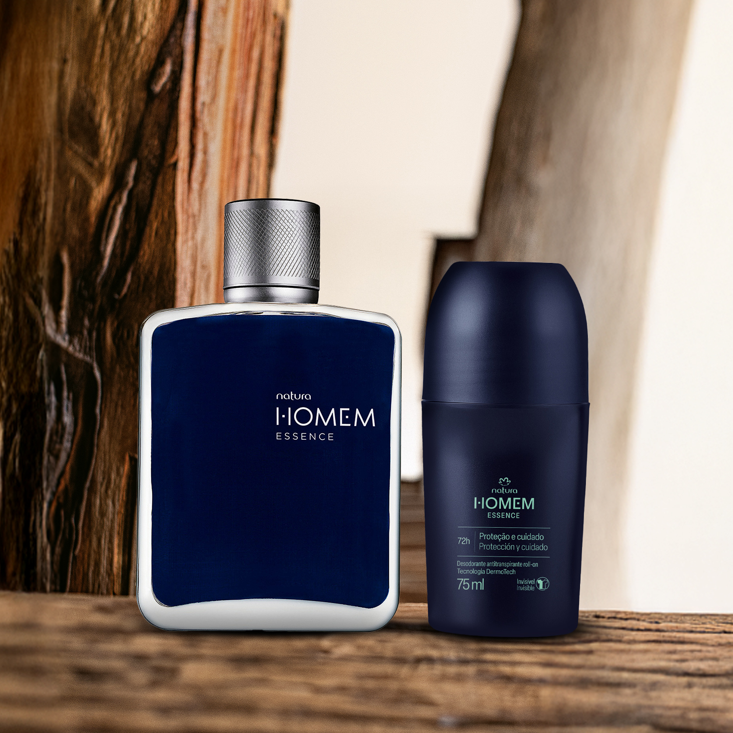 Kit Natura Homem Essence e Desodorante Roll-on (2 produtos)