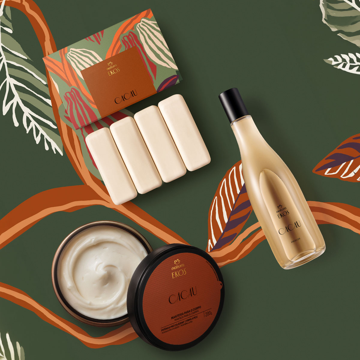Kit Ekos Cacau Nutrição Intensa