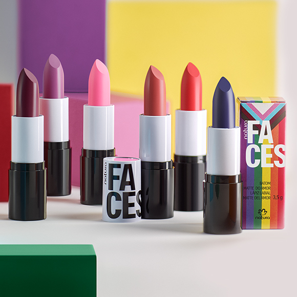 Batom Matte Faces Coleção do Amor