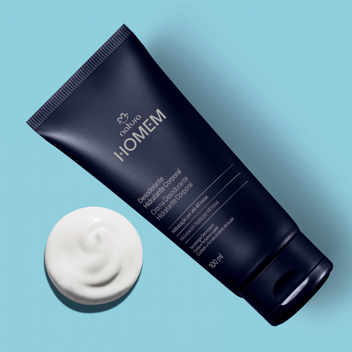 Creme Desodorante Hidratante Corporal Natura Homem