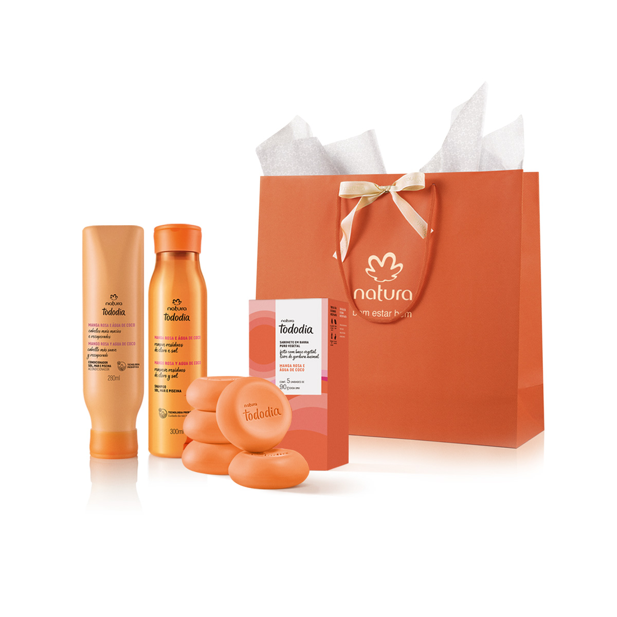 Presente Natura Tododia Manga Rosa e Água de Coco (3 produtos)
  