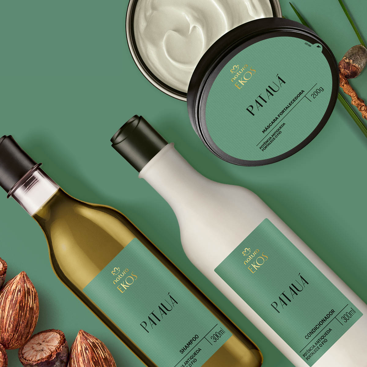 Kit Ekos Patauá Shampoo, Condicionador e Máscara