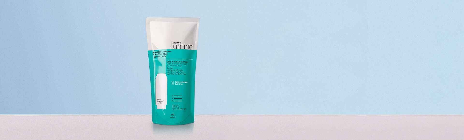 Refil Creme de Pentear Ativador para Cabelos Crespos Lumina