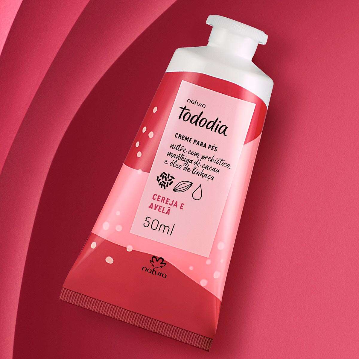 Creme Nutritivo para os Pés Tododia Cereja e Avelã