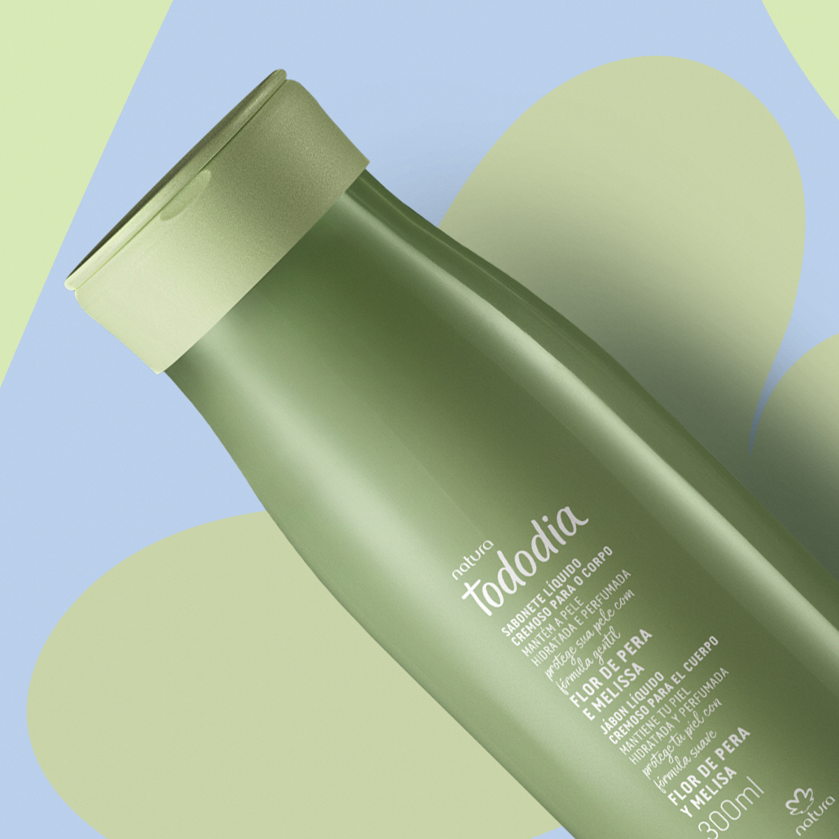 Sabonete Líquido Cremoso para o Corpo Tododia Flor de Pera e Melissa