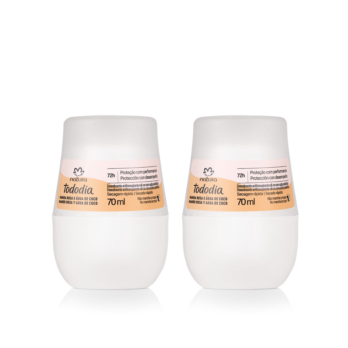 Kit Desodorantes Tododia Manga Rosa e Água de Coco (2 produtos)