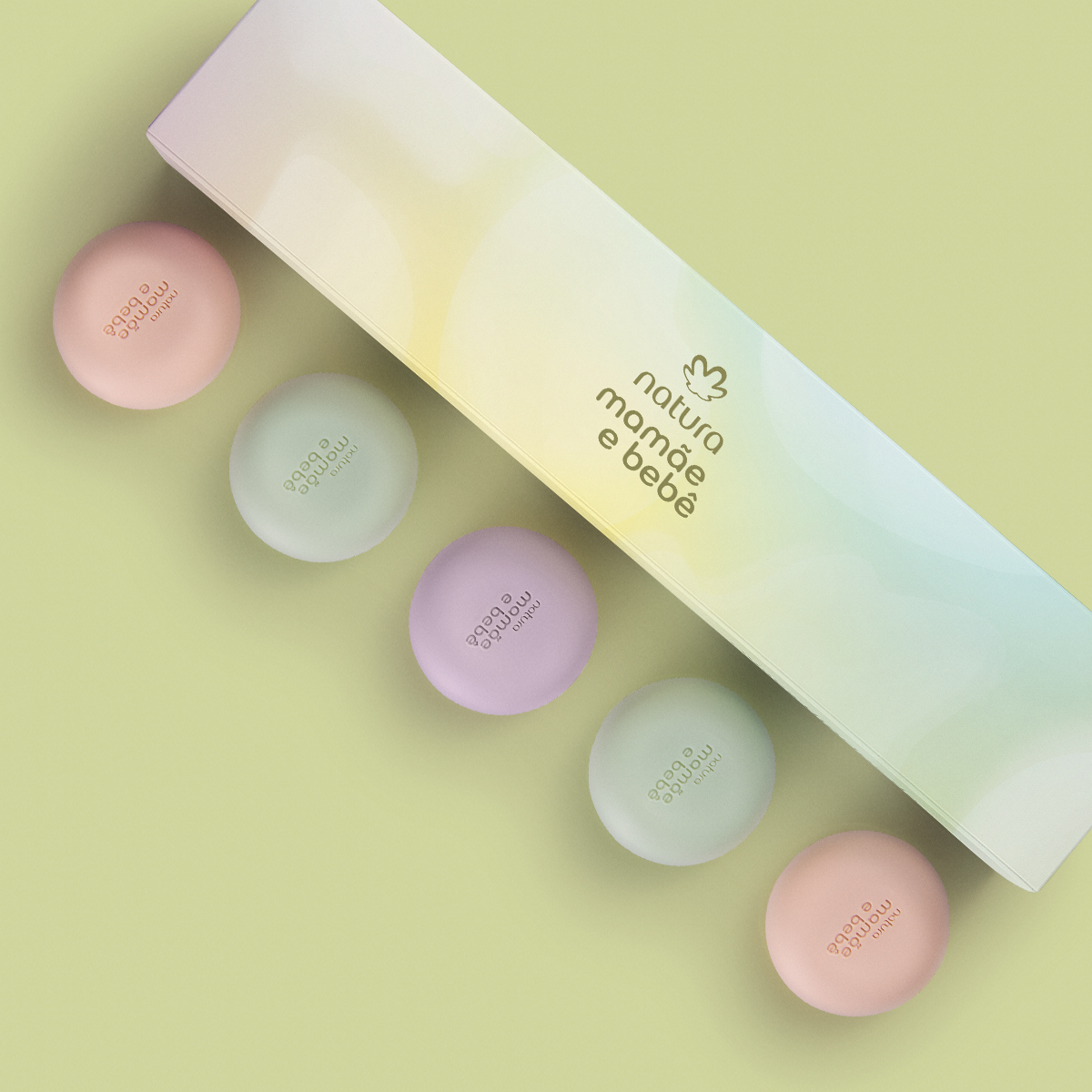 Minissabonetes em Barra Sortidos Mamãe e Bebê (5 unidades)