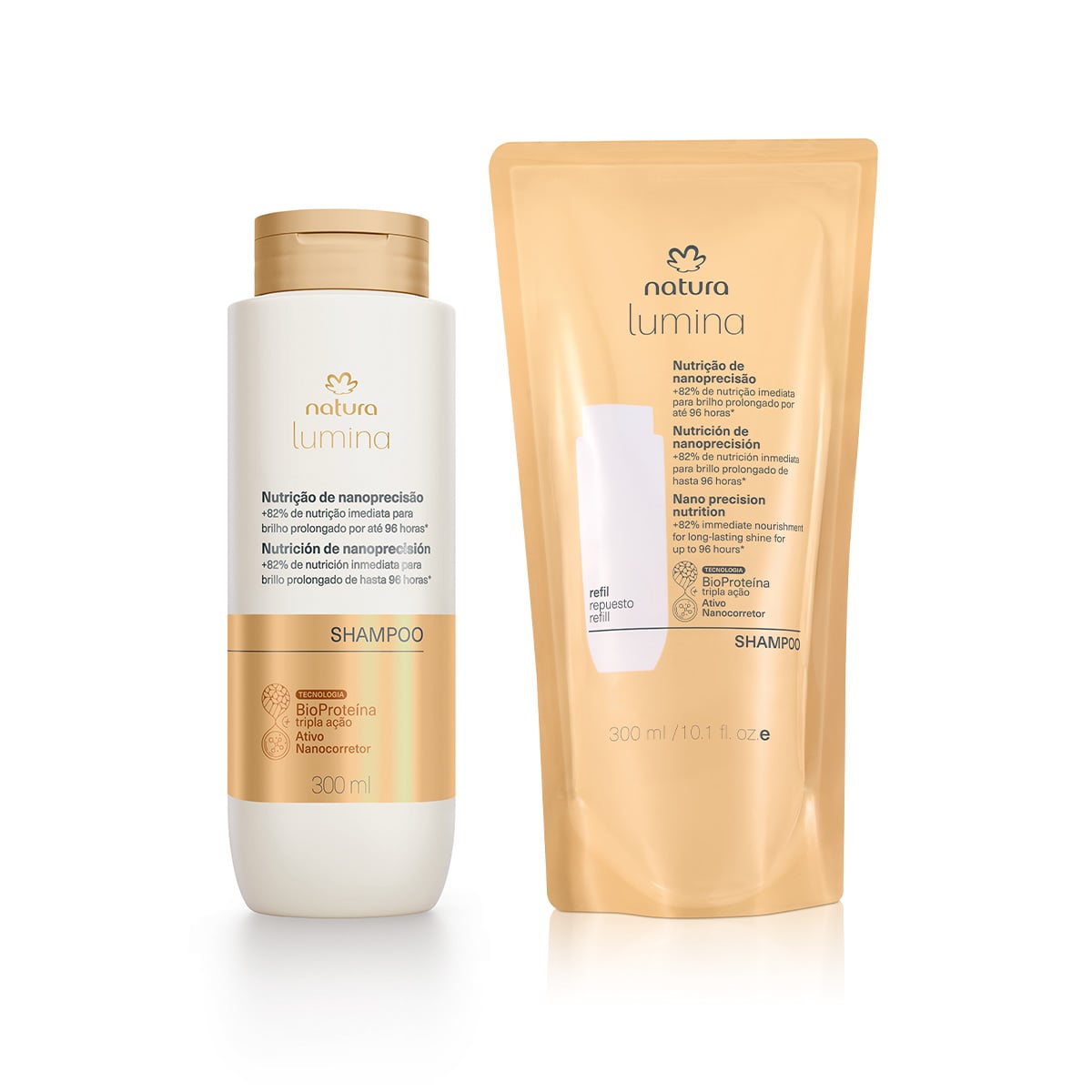 Kit Shampoo Lumina Nutrição de Nanoprecisão (2 produtos)