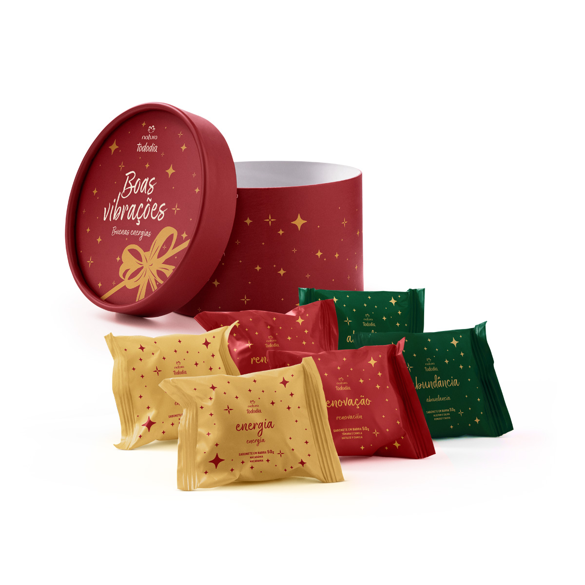 Presente Natura Tododia Sabonetes Miniaturas Estrelas (6 unidades)
  