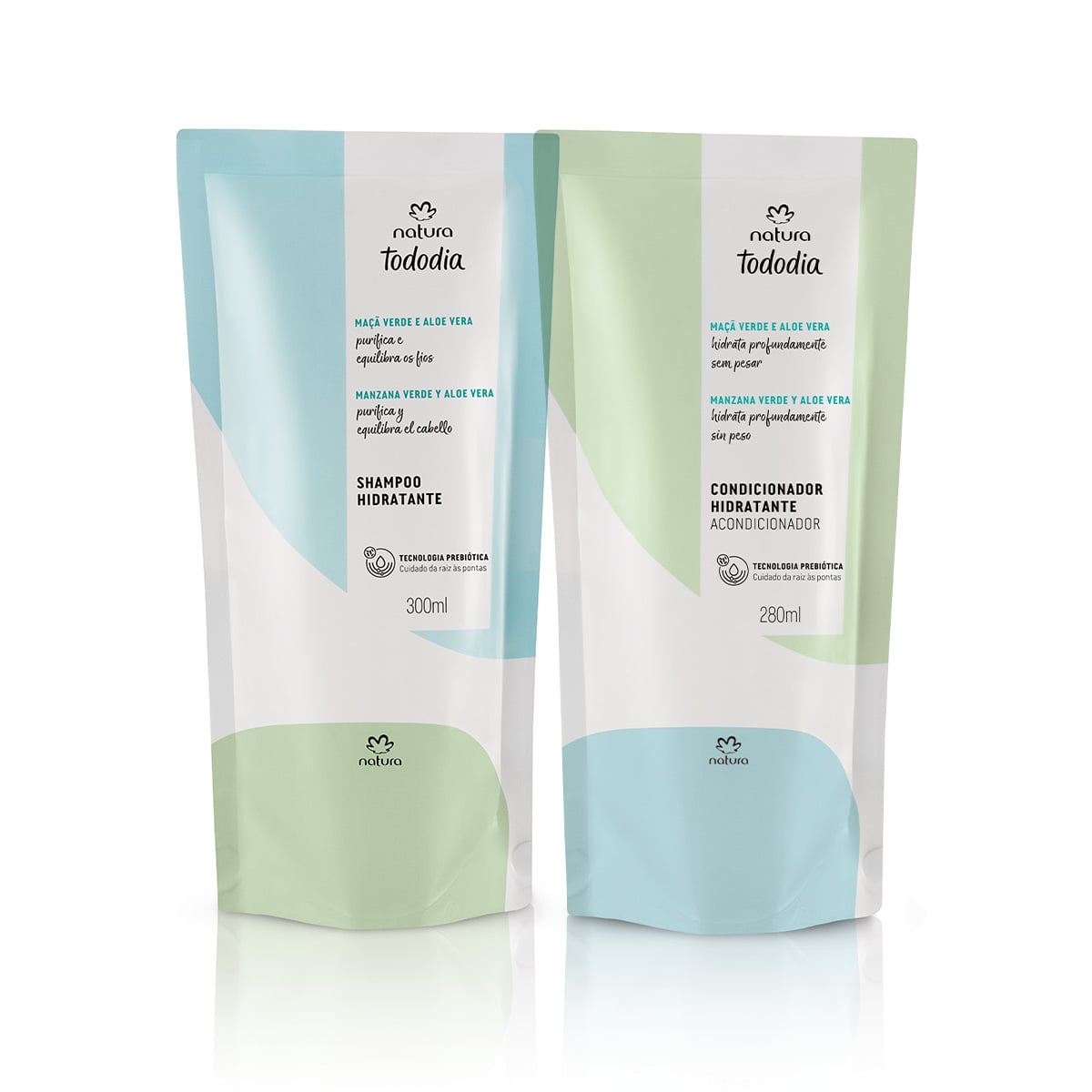 Kit Refil Chá de Hortelã e Gengibre Shampoo + Condicionador (2 produtos)