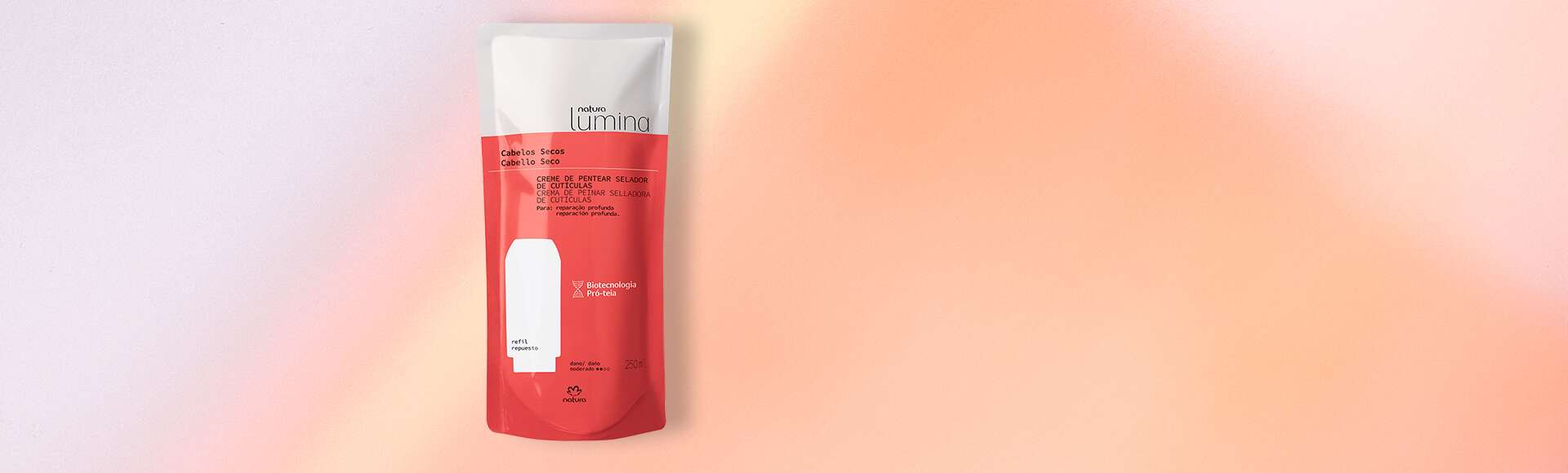 Refil Creme de Pentear Selador de Cutículas Cabelos Secos