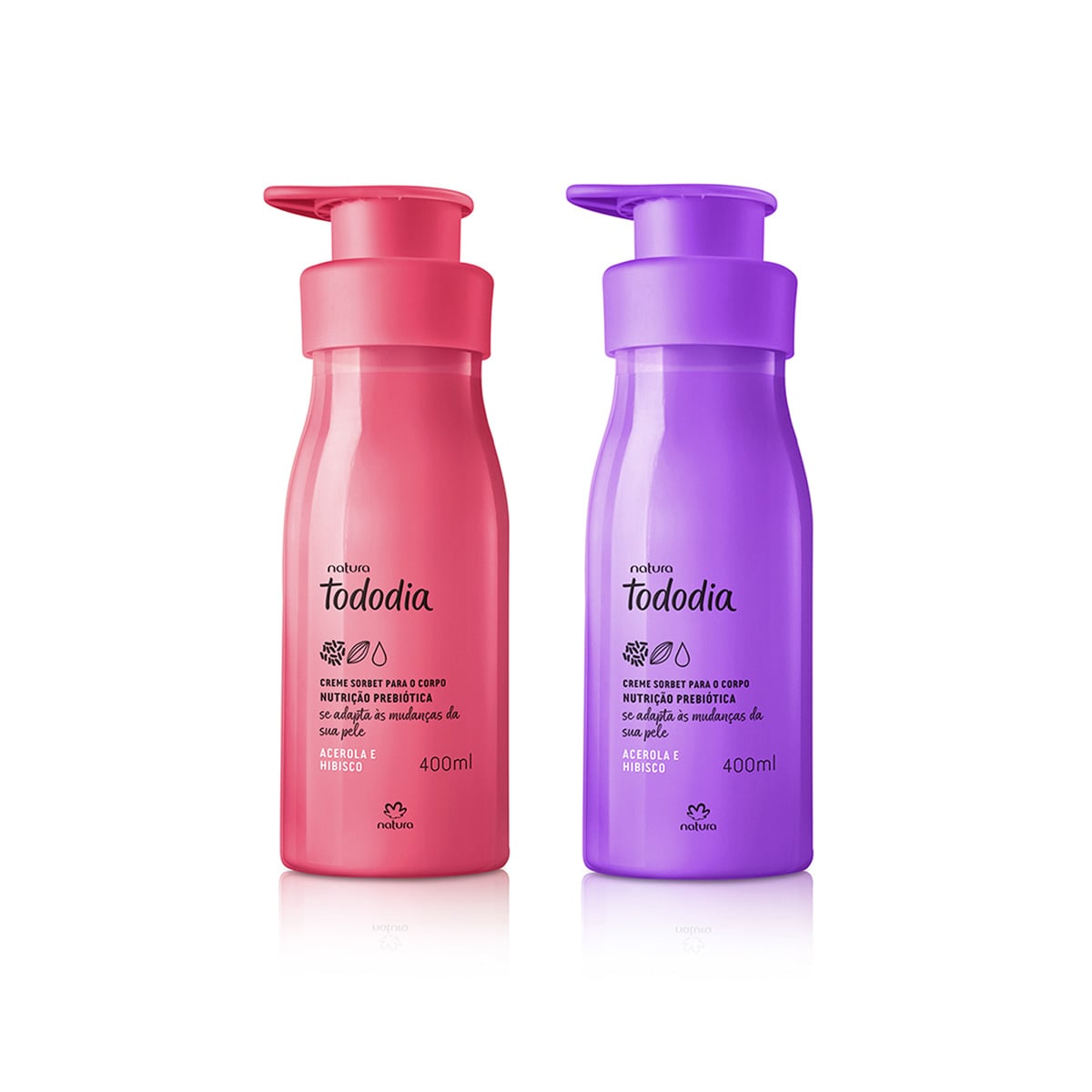 Kit Desodorante Tododia Acerola e Hibisco + Amora e Flor de Pêssego (2 produtos)