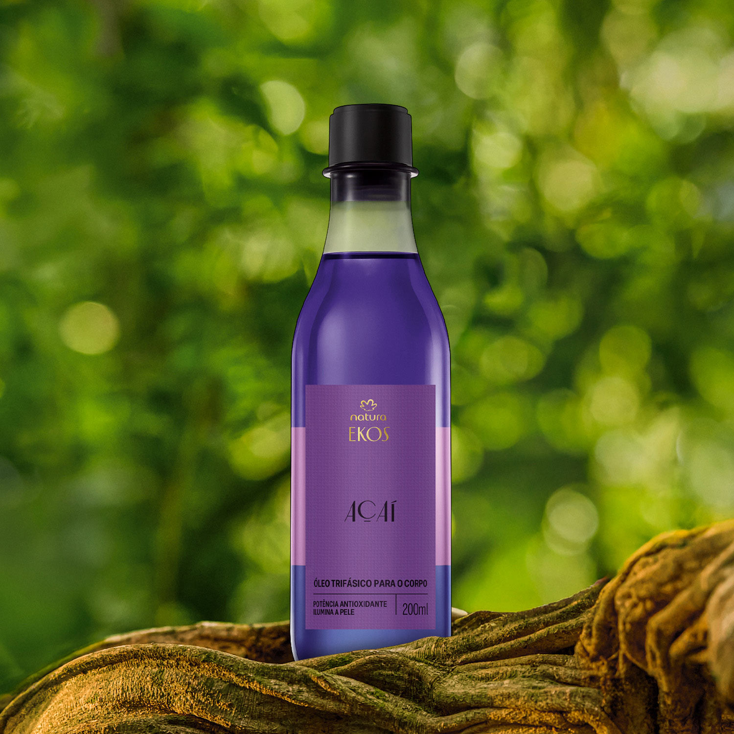 Óleo Trifásico Desodorante Corporal Ekos Açaí