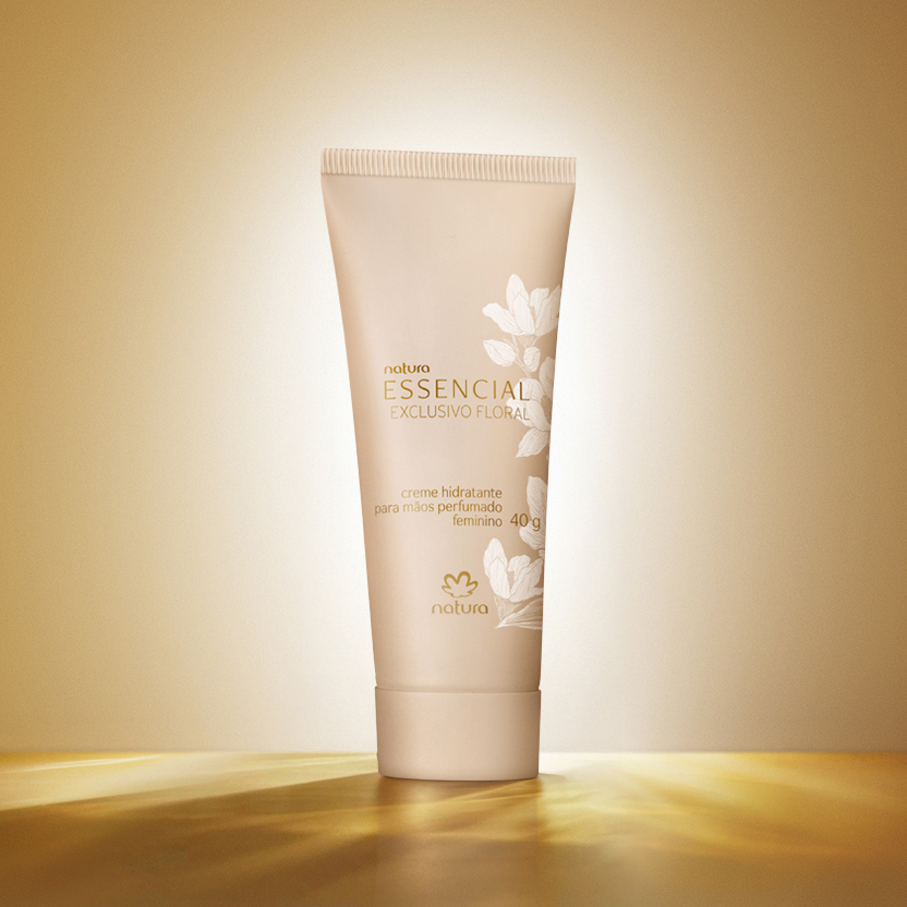 Creme Hidratante para Mãos Essencial Exclusivo Floral Feminino